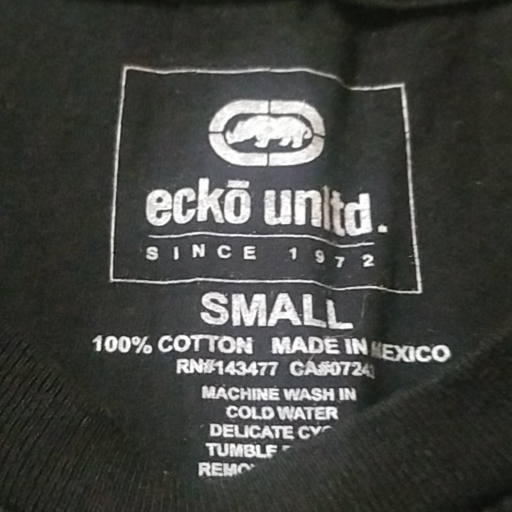 AUTH MEN'S ECKO UNTLD GRAPHIC COTTON T-SHIRT S - Picture 3 of 5